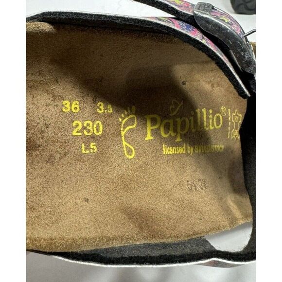 Birkenstock Papillio Gizeh Multicolor Sandals Women’s Size 5 / 36 Shoes - Picture 9 of 9